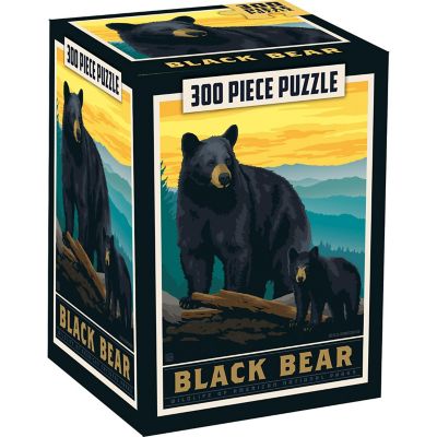 Black Bear 300 Piece Jigsaw Puzzle Image 1