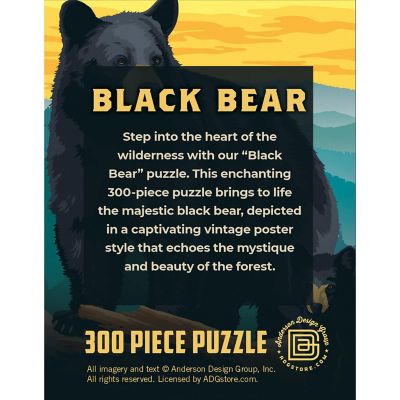 Black Bear 300 Piece Jigsaw Puzzle Image 3