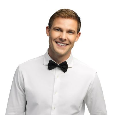 Black Bow tie Image 1