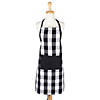 Black Buffalo Check Chef Apron Image 1