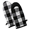 Black Buffalo Check Oven Mitt (Set Of 2) Image 1