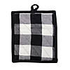 Black Buffalo Check Potholder & Dishtowel Kitchen Set Image 1