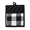 Black Buffalo Check Potholder & Dishtowel Kitchen Set Image 3