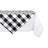 Black Buffalo Check Table Topper 40X40 Image 1