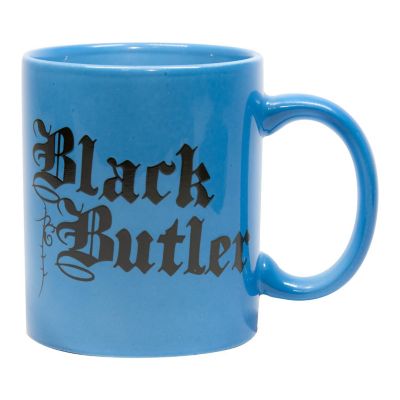 Black Butler Mug  Black Butler Chibi Sebastian and Cat Coffee Mug Image 1