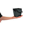 Black Candy Buckets with Ribbon Handle - 6 Pc. Image 1