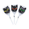 Black Cat Character Lollipops - 12 Pc. Image 1