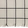 Black Check Fringed Napkin (Set Of 6) Image 3