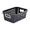 Black Classroom Storage Tall Baskets with Handles - 6 Pc. Image 1