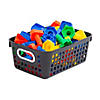 Black Classroom Storage Tall Baskets with Handles - 6 Pc. Image 1