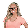 Black Clear Lens Glasses - 1 Pc. Image 1