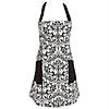 Black Damask Apron Image 1