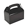 Black Favor Boxes - 12 Pc. Image 1