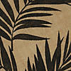 Black Fern Print On Natural Round Jute Placemat (Set Of 6) Image 2