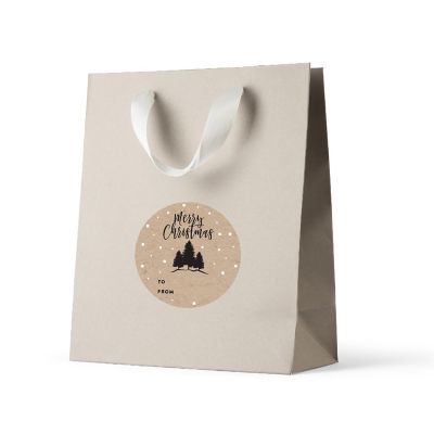 Black Forest Christmas To/From Labels Image 1