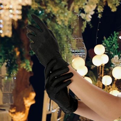 Black Gloves Costume Accessory Image 2