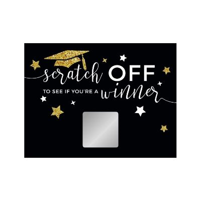 Black Gold Grad Scratch Game, 30pk Image 1