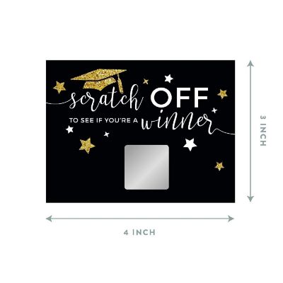 Black Gold Grad Scratch Game, 30pk Image 3