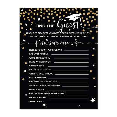 Black Gold Name the Guest, 20pk Image 1