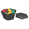 Black Hexagon Woven Storage Baskets with Lid- 4 Pc. Image 1