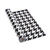 Black Houndstooth Plastic Tablecloth Roll Image 1