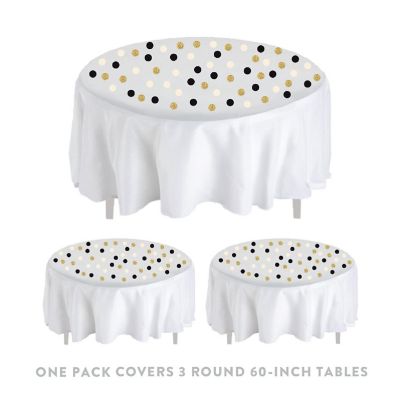 Black Ivory Gold Confetti, 180-Pack Image 3