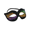 Black Masks with Glitter Bursts - 12 Pc. Image 1