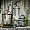 Black Metal Birdcages Tabletop Decorations - 3 Pc. Image 1