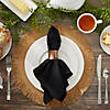 Black Napkin (Set Of 6) Image 3