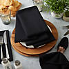 Black Napkin (Set Of 6) Image 4