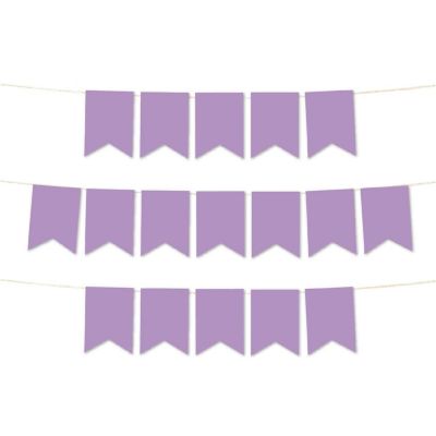 Black Pennant Banner - 4 x 5.5 Inch Image 1