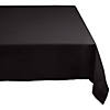 Black Polyester Tablecloth 60X84 Image 1