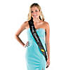 Black Prom Queen Sash Image 1