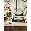 Black Pvc Doubleframe Placemat (Set Of 6) Image 3