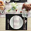 Black Pvc Doubleframe Placemat (Set Of 6) Image 4