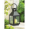 Black Revere Medium Candle Lantern 11.25" Image 1