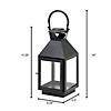 Black Revere Medium Candle Lantern 11.25" Image 2