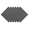 Black/Semi Bleach Gingham Napkin (Set Of 6) Image 1