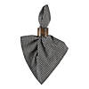 Black/Semi Bleach Gingham Napkin (Set Of 6) Image 1