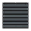Black Seven-Pockets Pocket Chart - 17 Pc. Image 1