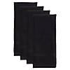 Black Solid Waffle Dishtowel (Set Of 4) Image 2