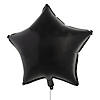 Black Star 18" Mylar Balloon Image 1
