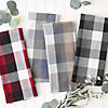 Black Tri Color Check Dishtowel (Set Of 3) Image 4