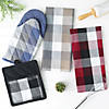 Black Tri Color Check Potholder (Set Of 2) Image 4