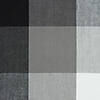 Black Tri Color Check Tablecloth 60X84" Image 3