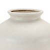 Black Two Tone Ceramic Vase 9"D X 7.5"H Image 1