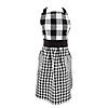 Black/White Gingham Apron Image 1