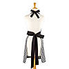 Black/White Gingham Apron Image 1