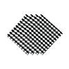 Black/White Gingham Napkin Set Image 1
