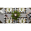 Black/White Reversible Gingham/Buffalo Check Placemat Set Image 1
